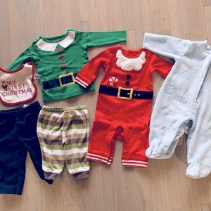 Baby christmas outfit lot 3-6M